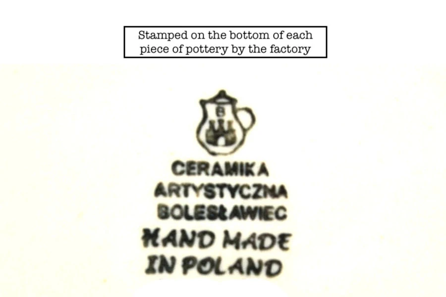 Polish Pottery Apple Baker - Garden Party - Image 4