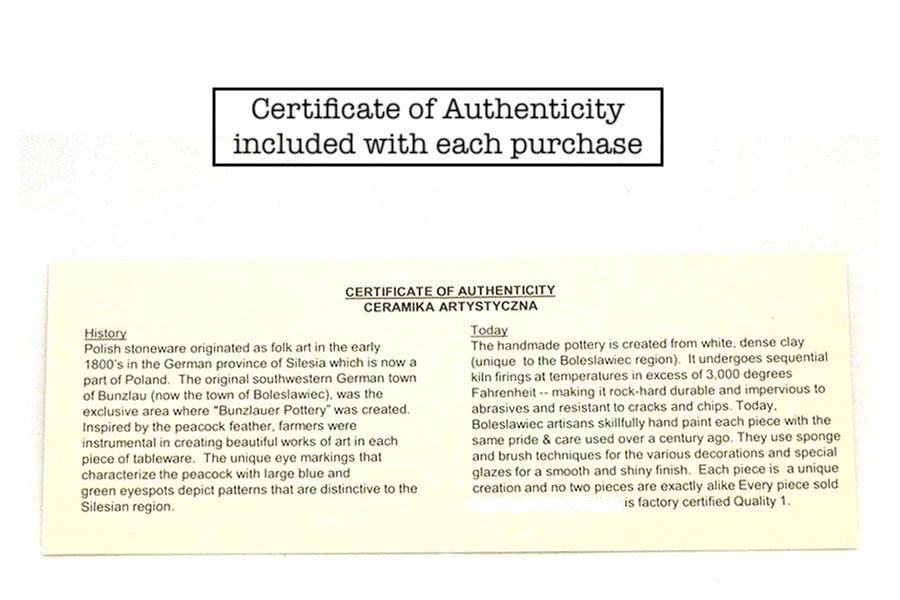 Polish Pottery Apple Baker - Summer Blossom 7 Polish Pottery Apple Baker - Summer Blossom - Image 5