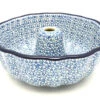 Polish Pottery Baker - Bundt Pan - Daisy Flurry -Polish Pottery shop ceramika artystyczna polish pottery baker bundt pan daisy flurry a55 2176a p14785