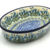 Polish Pottery Baker - Oval - Medium - Blue Bells -Polish Pottery shop ceramika artystyczna polish pottery baker oval medium blue bells 298 1432a p3087