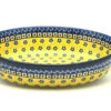 Polish Pottery Baker - Oval - Small - Sunburst -Polish Pottery shop ceramika artystyczna polish pottery baker oval small sunburst 299 859a p4297