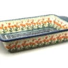 Polish Pottery Baker - Rectangular With Tab Handles - 7 Cups - Peach Spring Daisy 1 Polish Pottery Baker - Rectangular With Tab Handles - 7 Cups - Peach Spring Daisy -Polish Pottery shop ceramika artystyczna polish pottery baker rectangular with tab handles 7 cups peach spring daisy a59 560a p3684