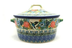 Polish Pottery Baker - Round Covered Casserole - Unikat Signature - U3271