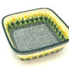 Polish Pottery Baker - Square - Daffodil -Polish Pottery shop ceramika artystyczna polish pottery baker square daffodil 430 2122q p7499
