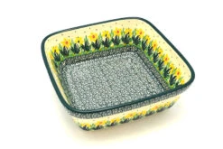 Polish Pottery Baker - Square - Daffodil