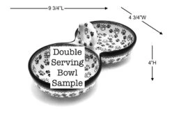Polish Pottery Bowl - Double Serving - Wisteria 7 Polish Pottery Bowl - Double Serving - Wisteria -Polish Pottery shop ceramika artystyczna polish pottery bowl double serving wisteria 942 1473a c p1000000093497