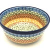 Polish Pottery Bowl - Soup And Salad - Autumn -Polish Pottery shop ceramika artystyczna polish pottery bowl soup and salad autumn 209 050a p11