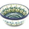 Polish Pottery Bowl - Soup And Salad - Blue Spring Daisy -Polish Pottery shop ceramika artystyczna polish pottery bowl soup and salad blue spring daisy 209 614a p785