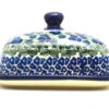 Polish Pottery Butter Dish - Huckleberry