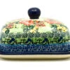 Polish Pottery Butter Dish - Unikat Signature - U4400 -Polish Pottery shop ceramika artystyczna polish pottery butter dish unikat signature u4400 295 u4400 p5254