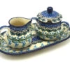 Polish Pottery Cream & Sugar Set - Wisteria -Polish Pottery shop ceramika artystyczna polish pottery cream sugar set wisteria 422 1473a p2873