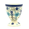 Polish Pottery Egg Cup - Bachelor Button