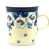 Polish Pottery Espresso Cup - 5 Oz. - White Poppy 2 Polish Pottery Espresso Cup - 5 Oz. - White Poppy -Polish Pottery shop ceramika artystyczna polish pottery espresso cup 5 oz white poppy 328 2222a p12691