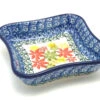 Polish Pottery Fluted Dipping Dish - Maple Harvest -Polish Pottery shop ceramika artystyczna polish pottery fluted dipping dish maple harvest 630 2533a p13159
