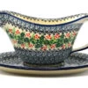 Polish Pottery Gravy Boat - Holly Berry 2 Polish Pottery Gravy Boat - Holly Berry -Polish Pottery shop ceramika artystyczna polish pottery gravy boat holly berry 239 1734a p6412