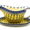 Polish Pottery Gravy Boat - Sunburst -Polish Pottery shop ceramika artystyczna polish pottery gravy boat sunburst 239 859a p6288