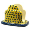 Polish Pottery Napkin Holder - Sunburst -Polish Pottery shop ceramika artystyczna polish pottery napkin holder sunburst 487 859a p4540