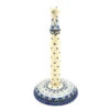 Polish Pottery Paper Towel Holder - Silver Lace -Polish Pottery shop ceramika artystyczna polish pottery paper towel holder silver lace 834 2158a p9014