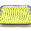 Polish Pottery Platter - Square - Sunburst 1 Polish Pottery Platter - Square - Sunburst -Polish Pottery shop ceramika artystyczna polish pottery platter square sunburst 583 859a p4710