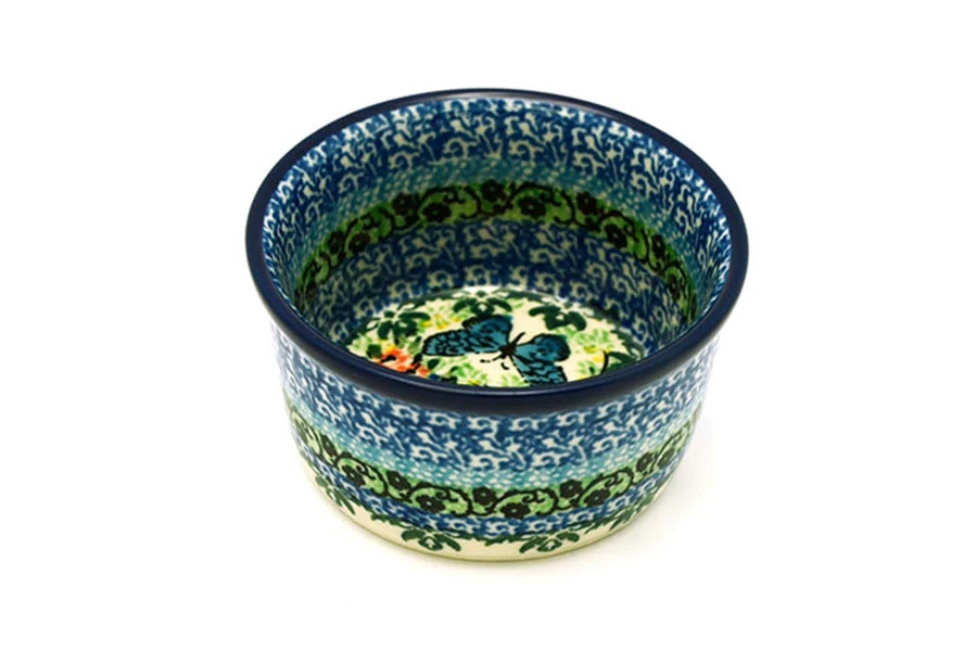 Polish Pottery Ramekin - Unikat Signature - U4553 3 Polish Pottery Ramekin - Unikat Signature - U4553