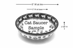 Polish Pottery Small Shallow Bowl - White Poppy 7 Polish Pottery Small Shallow Bowl - White Poppy -Polish Pottery shop ceramika artystyczna polish pottery small shallow bowl white poppy b89 2222a c p1000000111215