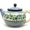 Polish Pottery Teapot - 1 1/4 Qt. - Blue Berries 2 Polish Pottery Teapot - 1 1/4 Qt. - Blue Berries -Polish Pottery shop ceramika artystyczna polish pottery teapot 1 1 4 qt blue berries 060 1416a p198