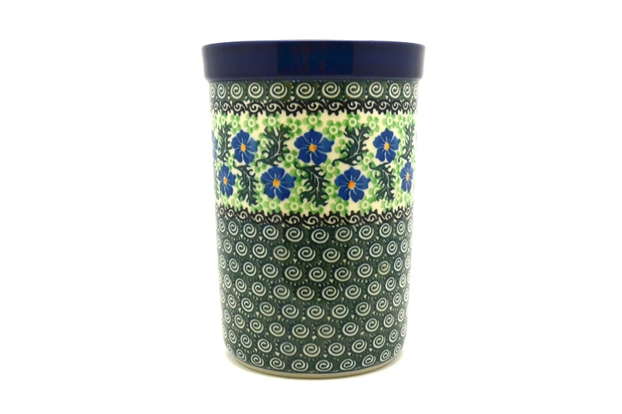 Polish Pottery Wine Crock - Sweet Violet